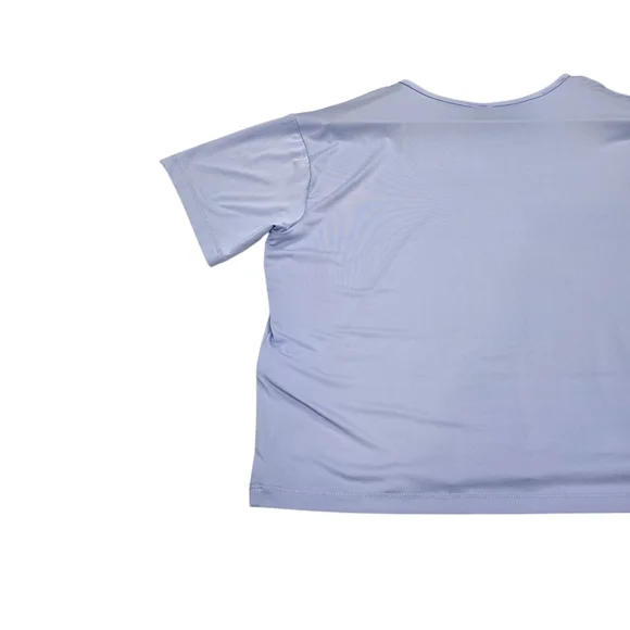 UNDER ARMOUR UA Motion Loose Women's Short Sleeve Shirt, Light Blue, Size Medium - Picture 8 of 11